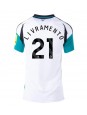 Newcastle United Tino Livramento #21 Zenski Gostujuci Dres 2024-25 Kratak Rukavima